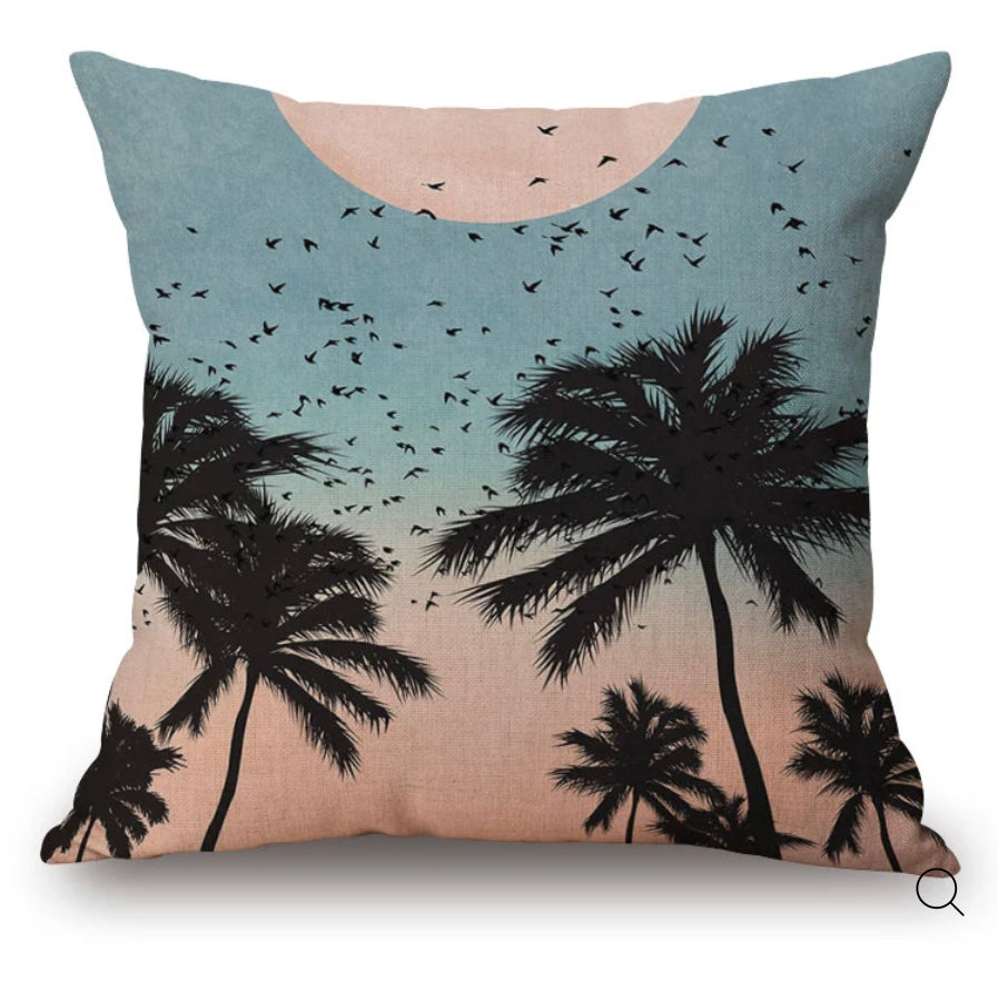 Birds and Sunset Massage Pillow