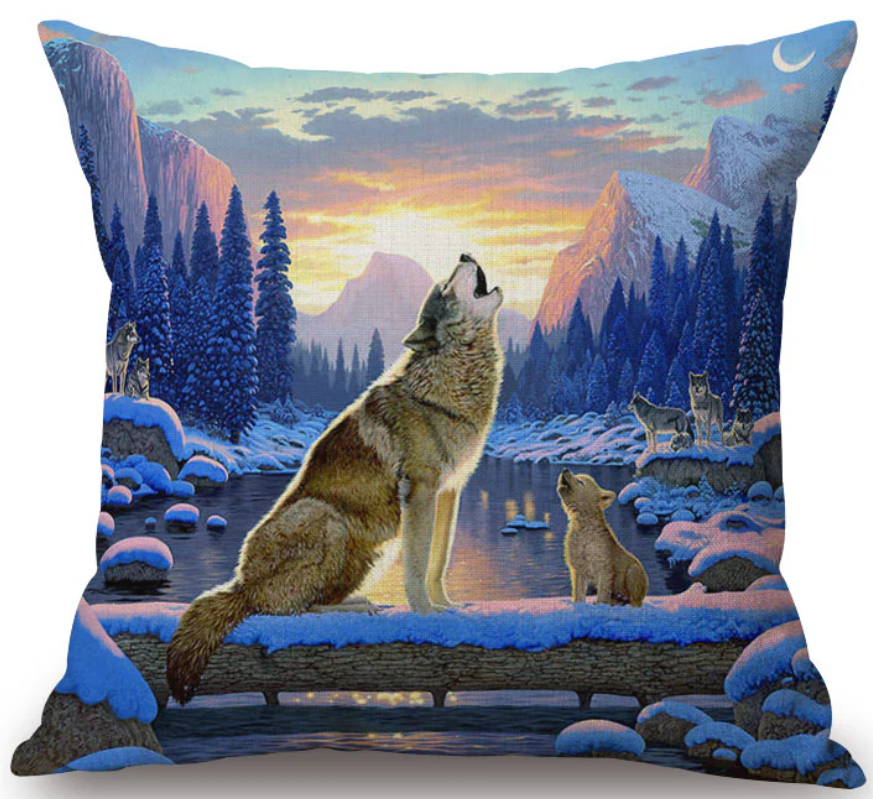 Wolf Massage Pillow