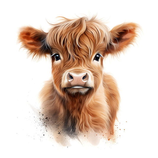 Highland Cow 1 Massage Pillow