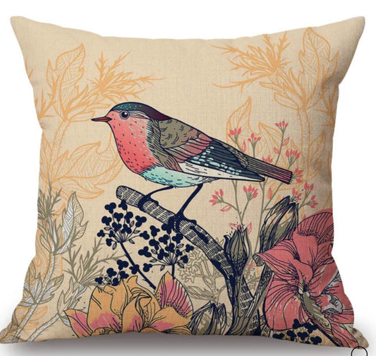 Peach Bird Massage pillow