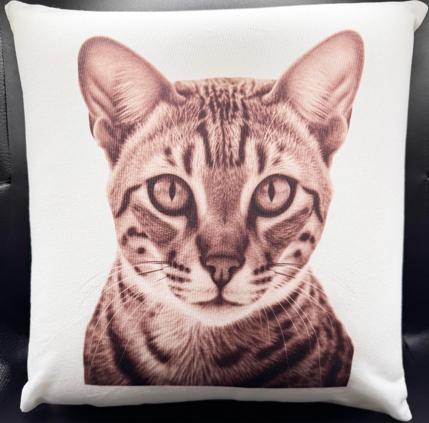 Black/White Cat Massage Pillow